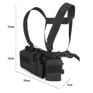 SIVI Tali Selempang Dada Dapat Disesuaikan, Sabuk Taktis Rompi Ikat Pinggang Taktis - Product Image 3