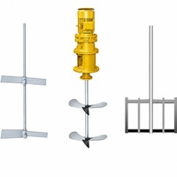 Agitateur monté en hauteur pour réservoir de neutralisation, agitateur vertical robuste, fournisseur