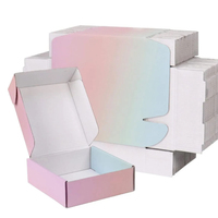 Caja de Envío Plegable de Cartón Corrugado Biodegradable con Logotipo Personalizado, Embalaje Universal para Comercio Electrónico Transfronterizo