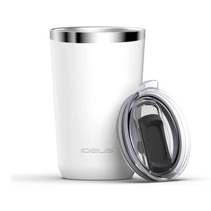 Tasses à bière de 20oz tasses à café à double paroi en acier inoxydable gobelet à vin design avec couvercle - Product Image 2