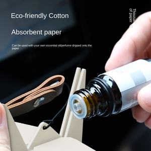 Pendentif diffuseur de parfum pour voiture en papier de coton lavé de qualité supérieure - Diffuseur d'air multifonction pour voiture avec parfum durable, cadeau - Product Image 1
