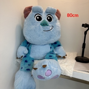 Peluche de Monstruo de Ojos Grandes con Pelo Azul de la Universidad Monstruo, Juguete de Peluche de <span class=keywords><strong>Sullivan</strong></span>, Almohada de Peluche con Cuerpo Azul, Muñeco Personalizado, Regalo - Product Image 4