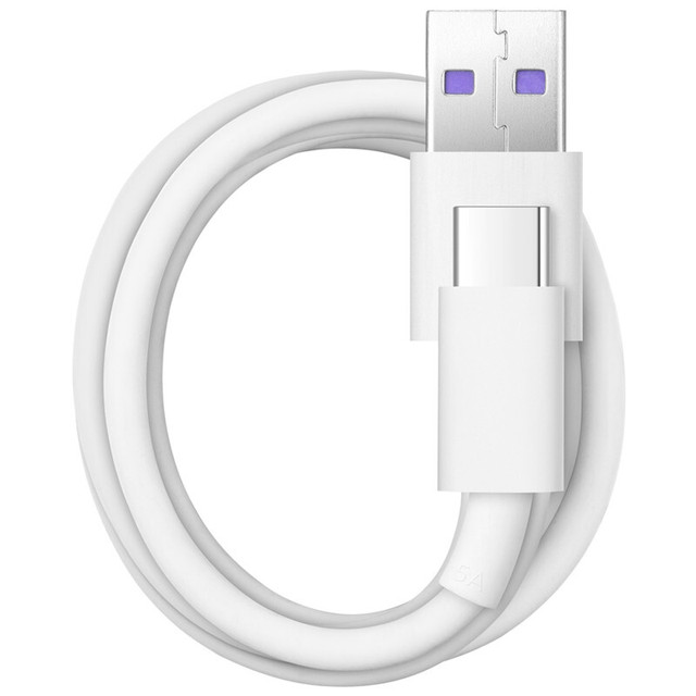Wholesale Price 5A Super Fast Charging Cable USB Type C Data Cable Quickly Charge for Huawei