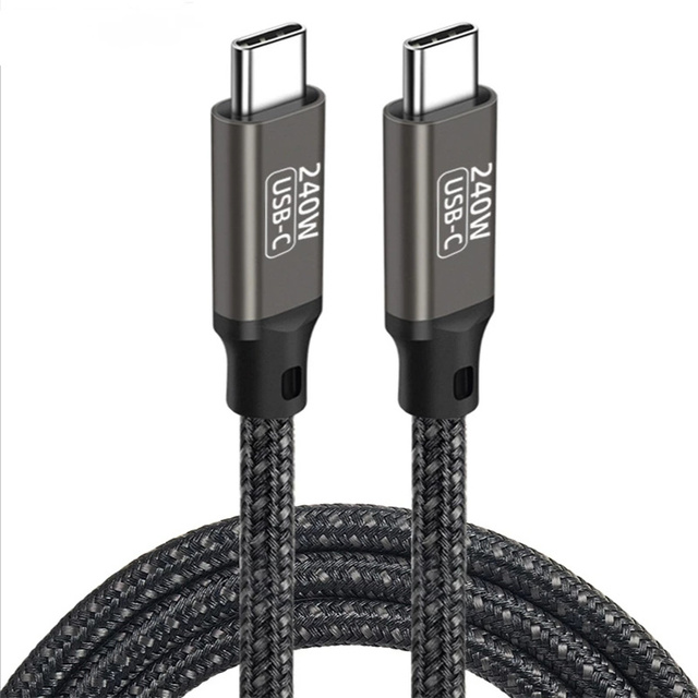PD3.1 USB C 240W USB Type C Cable for PS5 Nintendo Switch Galaxy S22 MacBook 48V5A USB C QC4.0 VOOC Warp SCP Fast Charging Cable