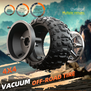 Voiture RC Monster Truck 4x4 1/14 - Contrôle synchronisé à l'échelle réelle 2,4G, conception réaliste résistante aux chocs avec feux avant et arrière - Product Image 4