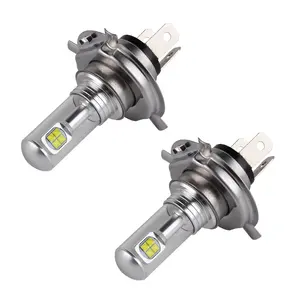 Bevinsee 2x H3 H11 9006 880 8W 6500K หลอดไฟ LED ลูกโลกหมอก