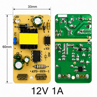 Cartes d'alimentation personnalisées en gros pleine puissance 12V 1A 12W, régulées, à performance stable, pour remplacement et réparation