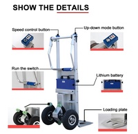 Chariot manuel chariot d'escalade remorque chariot électrique grimpeur alimenté pliable grimpeurs chariots lourds camions portables