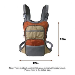 Chaleco de Pesca con Bolsillos con Cierre y Lazos de Seguridad para Organización de Equipo de Pesca con Mosca y Acceso Rápido - Product Image 4