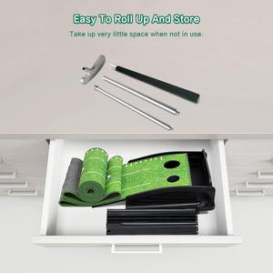 MOSSIC Tapis de golf portable en PU de 3 m pour droitiers, idéal pour hommes, bureau, jardin, cadeau - Product Image 4