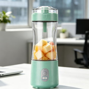 Licuadora Portátil Personalizada con Logotipo, Regalo de Cumpleaños, Vaso Mezclador Eléctrico de 380 ml, Ideal para Viajes, Inalámbrica, Fabricante de Smoothies - Product Image 1