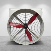 Ventilateur d'extraction électrique 50 pouces en fibre de verre avec pales en nylon, moteur entièrement en cuivre personnalisable OEM pour la ventilation des fermes avicoles - Vente chaude