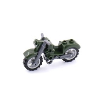 Kit de construction de moto tout-terrain DIY en gros, modèle de blocs de construction, différentes couleurs, sac OPP