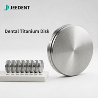 Disque en titane dentaire JEEDENT GR5 Grade 5 ELI 98mm Système ouvert pour abutment d'implant haute précision et centre de fraisage dentaire