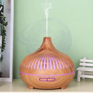 Diffuseur d'aromathérapie à grain de bois, humidificateur ultrasonique, petit humidificateur pour chambre à coucher, diffuseur d'aromathérapie intelligent - Product Image 4