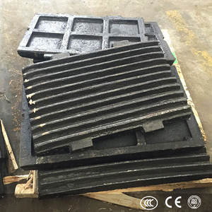 Plaque de concasseur à mâchoires PE600x900 MN18CR2 à dents en carbure fixes et mobiles pour l'exploitation minière et le traitement des métaux - Vente chaude - Product Image 2