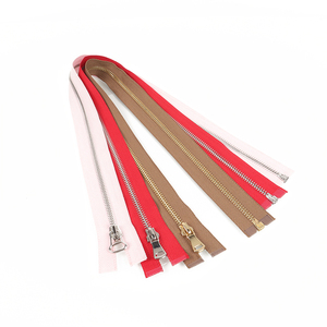 Bán buôn ropa de marca bạc răng kim loại dây kéo tùy chỉnh sang trọng 5 # kim loại dây kéo băng - Product Image 5