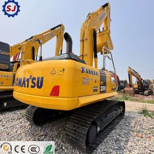Excavatrice Komatsu PC200 d'occasion d'origine japonaise, 20 tonnes, sur chenilles, de haute qualité, matériel de construction PC220 PC240 - Product Image 1