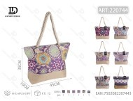 Borsa Tote in Tela Stampata da Donna con Tracolla, Stile Casual, Apertura Superiore, Capacità 3L - Product Image 1