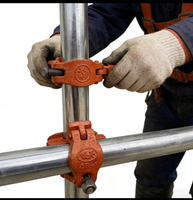 Coupleur pivotant pour échafaudage, double coupleur, pince de serrage pour tuyau, pinces de suspension, acier galvanisé à chaud, norme EN74/BS1139