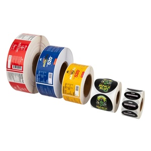 Rouleau d'autocollants personnalisés écologiques en papier artistique pour la marquage et l'identification des compartiments de vaisselle des cantines scolaires et la triage des aliments en restauration. - Product Image 6