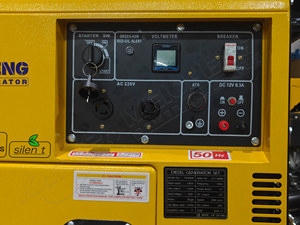 Générateurs silencieux insonorisés 10KW 10KVA, générateur de secours 8KW 5KW, groupe électrogène de secours extérieur avec affichage numérique - Product Image 1