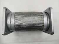 Fittings alat flens pipa bergelombang baja antikarat truk mesin diesel kerut weichai fitting Shacman