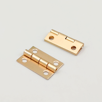 Mini Bisagra Oro Rosa 25180.8mm, Herraje Metálico al por Mayor de Fábrica para Joyeros, Cajas de Regalo, Cajas de Madera, Marcos de Fotos y Manualidades