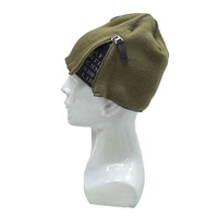 Gorro de Lana Personalizado Estilo Vintage con Cremallera, Diseño Gráfico de Doble Cara Y2K, Gorro de Diseñador con Estampado de Camuflaje/Puntos para la Playa o Negocios