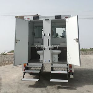 Baño Portátil de Lujo con Ducha y Inodoro, Remolque de Baño Móvil Personalizado para Exteriores, 2025 - Product Image 2