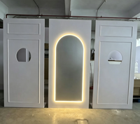 Panel de Fondo para Cabina de Fotos con Audio, Cabina Telefónica para Bodas, Panel con Micrófono, Decoración para Eventos de PVC y Acrílico