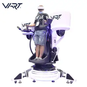 VARTスタンディングVRプラットフォーム360度インタラクティブフライトシミュレーターコックピットVRフライングシミュレーター