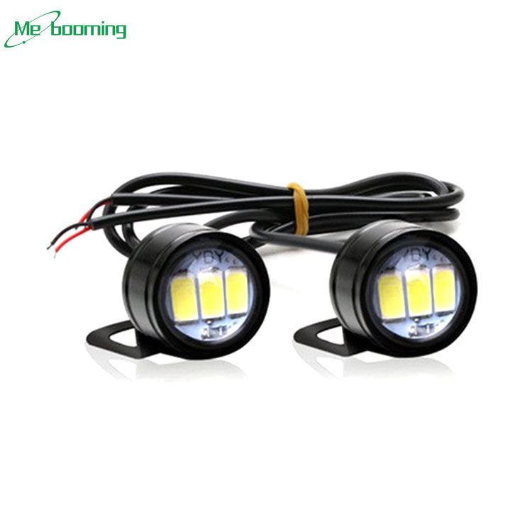Мотоциклетные светодиодные фары 12V 120 лм 5630 3smd прожектор с объективом Противотуманные фары дальнего света для мотоцикл стробоскоп
