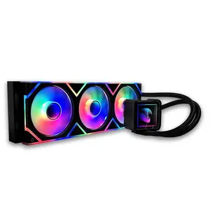 360mm RGB AIO Dual Ultra-Quiet <b>Fans</b> Water Cooler High-End CPU Gaming Heatsink - Product Image 5