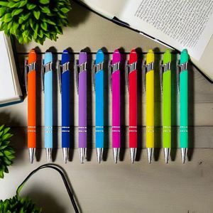 Stylo bille en métal uni pas cher en gros pour étudiants - Product Image 2