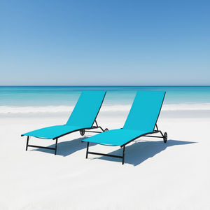 Silla Tumbona Plegable para Exteriores, Diseño Moderno, Reclinable, para Playa, Superficie Dura, Operación Manual - Product Image 3