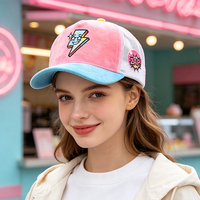 Casquette en maille rose et bleue, mignonne, idéale pour les couples, les amis, la famille, style assorti, idée cadeau unique, cadeau original