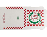 Boîtes à pizza en carton ondulé robustes, format pouces, vente en gros directe d'usine chinoise, personnalisables avec logo et impression sur mesure