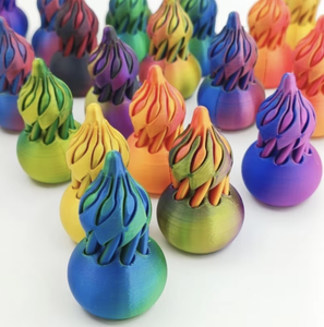 Jouet anti-stress en plastique imprimé en 3D, gourde spirale rotative, effet infini, pour la relaxation et la concentration, unisexe - Product Image 5