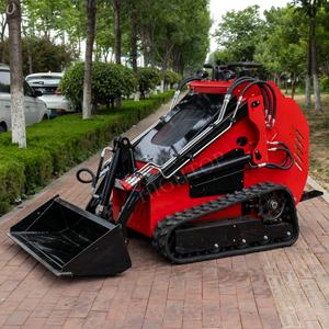 HIGHTOP kecil <span class=keywords><strong>Skip</strong></span> Steer desain Mini Track HT382T Skid Steer <span class=keywords><strong>Loader</strong></span> dengan garansi 1 tahun roda gigi pompa mesin Motor - Product Image 3