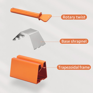 Espremedor de Pasta de Dente Metálico Tipo Push, Suporte para Pasta de Dente que Economiza Esforço para Banheiro - Product Image 6