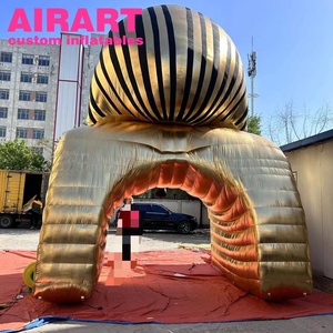 गोल्डन ट्यूनखामुन चरित्र inflatable, inflatable फिरौन चरित्र सुरंग प्राचीन मिस्र प्रदर्शनी सजावट के लिए inflatable आर्क - Product Image 2