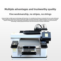 Printer Label kristal UV A3/A1/A4/A5 pencetak Flatbed silinder UV untuk PVC stiker Transfer akrilik DTF XP600 I3200 untuk Flex