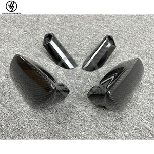 Dry Carbon Fiber <b>Mirror</b> Cover Replacement for Lambo Huracan LP580 LP610 2014-2018 Rear View <b>Mirror</b> <b>Shell</b> External Car Parts - Product Image 2