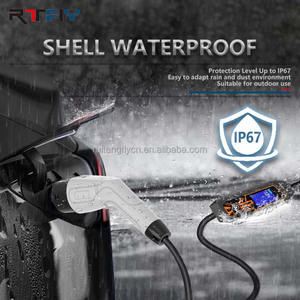 RTFLY IP67 Portable AC Car <b>Charging</b> <b>Cable</b> Station 2.8kW 3.5kW 7kW Multiple Power Plug Adapters New Condition Type 2 R - Product Image 6