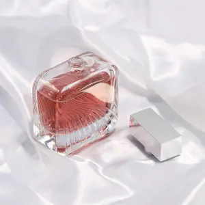 100ml özelleştirilmiş ead de parfum logo en iyi fransız ipek baskılı şişe kadın için paketlenmiş parfüm
