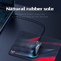 Clavier, souris, casque et tapis de souris ergonomiques lumineux pour jeux vidéo Onikuma TZ5008, ensemble de jeu mécanique 5 en 1