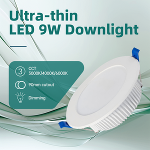 SAA RCM 10W 슬림 <span class=keywords><strong>LED</strong></span> 다운라이트 36mm 내장 드라이버 삼색 CCT 디밍 가능 IP44 모던 실내 매립등 AU 플러그 호주 - Product Image 2