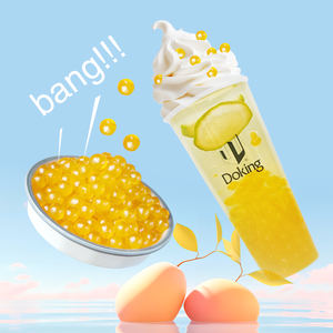 Suministros para Tiendas de Té de Burbujas: Perlas de Boba de Mango, <span class=keywords><strong>Tapioca</strong></span> y Perlas Explosivas, Ingredientes Halal para Té con Leche - Product Image 4