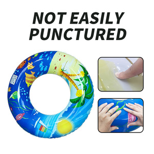 Anello gonfiabile cerchio di nuoto durevole Eco PVC anello per divertimento acquatico sicuro e rilassante gonfiabile anello per bambini piscina galleggiante - Product Image 6